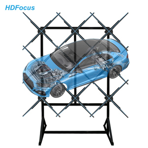 Solution <span class=keywords><strong>de</strong></span> raccordement 3x3, Ventilateur Holographique 3D <span class=keywords><strong>de</strong></span> 65 cm pour Attractions Touristiques avec Affichage Dynamique et Contrôle Sans Fil - Product Image 1