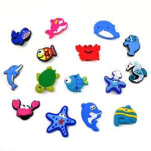 Novedad al por Mayor, Dijes <span class=keywords><strong>de</strong></span> Goma Suave Personalizados HYB Kuaji para Zapatos <span class=keywords><strong>de</strong></span> Mujer, con Forma <span class=keywords><strong>de</strong></span> Animales 2D, <span class=keywords><strong>Pulpo</strong></span>, Delfín, Estrella <span class=keywords><strong>de</strong></span> Mar - Product Image 1
