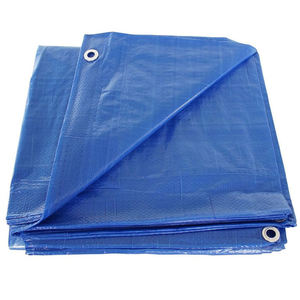 Bâche PE imperméable double face avec protection solaire tissée dense, bâche universelle pour camions agricoles et camping - Product Image 4