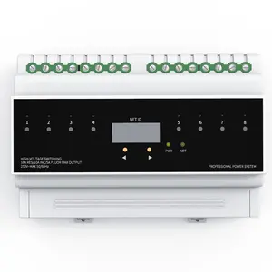 OEM/ODM casa automatización vida inteligente aplicación de Control 8 canales de 16A en-relé wifi módulo interruptor