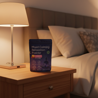 Poudre de Relaxation Calmante d'Humeur de Limonade de Framboise avec L-Théanine Ashwagandha Équilibre Hormones Améliore le Sommeil Boisson en Poudre Calme