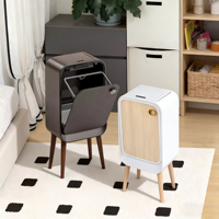 Poubelle automatique 20L avec filtre anti-odeurs et capteur de mouvement au capot, interrupteur tactile pour salle de bain et cuisine