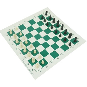 Commercio all'ingrosso all'aperto Set di <span class=keywords><strong>scacchi</strong></span> classico bianco e nero torneo pezzi di <span class=keywords><strong>scacchi</strong></span> verde tela borsa da viaggio <span class=keywords><strong>scacchi</strong></span> - Product Image 5