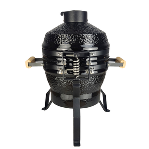 Marmite de 13 pouces BBQ Grills extérieur en acier inoxydable charbon de bois <span class=keywords><strong>Kebab</strong></span> fonte classique noir Barbecue foyer Patio BBQ <span class=keywords><strong>Gril</strong></span> - Product Image 4