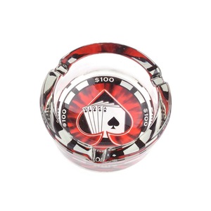 Design créatif, cendrier rond en verre avec logo personnalisé pour cigarettes, boîte d'emballage, accessoires pour fumeurs, cendrier - Product Image 6