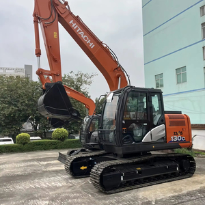 Excavatrice sur chenilles hydraulique Hitachi ZX130C-6A d'occasion, importée du Japon, 13 tonnes, prix bas, avec composants de moteur et roulements de moteur principaux - Product Image 4