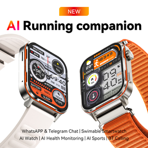 IP68 กันน้ำ AI สมาร์ทวอทช์ โทรผ่านบลูทูธ NFC ChatGPT เครื่องตรวจสุขภาพ GPS กีฬา SOS นาฬิกาปลุก ชาร์จไร้สาย สมาร์ทวอทช์ - Product Image 5