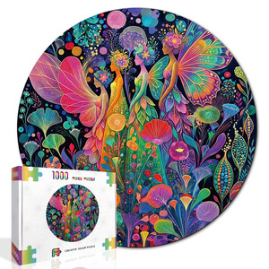 Rompecabezas Educativo para Adultos, 1000 Piezas, Diseño de Hadas Neon Bloom - Product Image 1