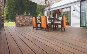 أرضية من مركب WPC للتزيين في الهواء الطلق ، أرضية من مركب WPC منقوشة ثلاثية الأبعاد - Product Image 5