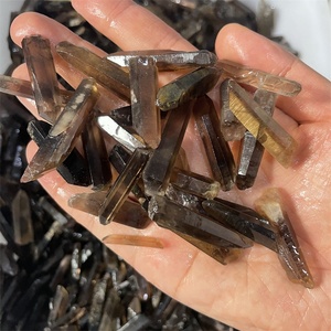 天然レムリアン種子スモーキークォーツ鉱物標本,原生クリスタルポイント癒し用 - Product Image 5