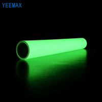 YEEMAX 1.24M*45.7M Película Luminiscente Amarillo-Verde Imprimible con Eco Solvente, PVC/PET Irrompible, Brilla en la Oscuridad, para Señales de Salida, 8 Años de Duración