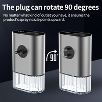 Diffuseur d'huiles essentielles intelligent rechargeable, en verre et aluminium, 50 ml, pour la maison, parfum luxueux, à brancher sur prise murale