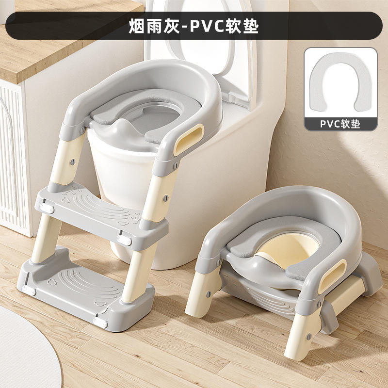 เบาะรองนั่ง PVC สีเทา