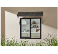 Fenêtre en aluminium à double vitrage de norme européenne, fenêtres coulissantes modernes pour maisons, persiennes horizontales, produit tendance