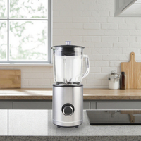 Mixeur Commercial Robuste en Verre Électrique Portable 400W à Vitesse Variable Silencieux pour Hôtels et Foyers – Vente en Gros