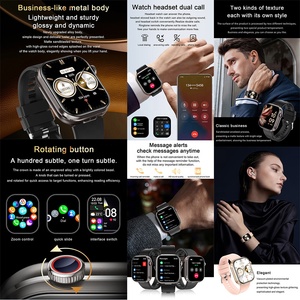 Usine Vanssa Couverture rabattable ultra-mince Design AI Voice HIFI 9D Lecteur <span class=keywords><strong>de</strong></span> contrôle <span class=keywords><strong>de</strong></span> la musique T99 Écouteurs Sport Montre intelligente avec écouteurs - Product Image 4