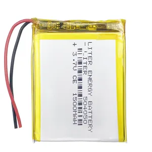 Baterai Lipo 504050 3.7V 1500MAh, Baterai Li-polimer Dapat Diisi Ulang