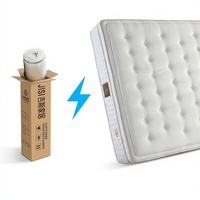Matelas à ressorts ensachés JISI, taille King, fermeté moyenne, matelas à ressorts compressés pour chambre à coucher, hôtel