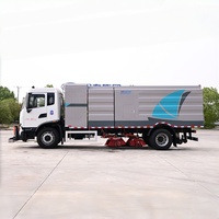 Camion balayeuse routière électrique pure Dongfeng 4x2, châssis 18 tonnes, nouvelle énergie, batterie CATL LFP, véhicule d'assainissement