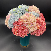 Bunga Hydrangea Sutra Buatan untuk Dekorasi Rumah, Pernikahan & Hari Ibu Natal Merek QSLH Model QSLH-P045