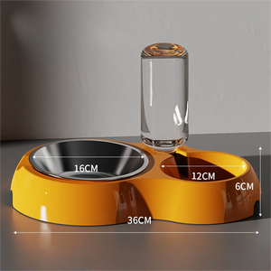 Bol d'alimentation pour animaux de compagnie tout-en-un, remplissage automatique d'eau, bol de nourriture pour chats et petits chiens - Product Image 5