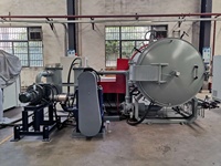 2200 ℃   Four à résistance à haute pression de vide (20 Pa) à atmosphère d'argon, à contrôle de précision horizontal, pour carbure de tantale et céramique