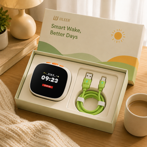 Coffret cadeau réveil intelligent avec affichage double alarme et housses de protection, design moderne pour un usage quotidien - Product Image 5
