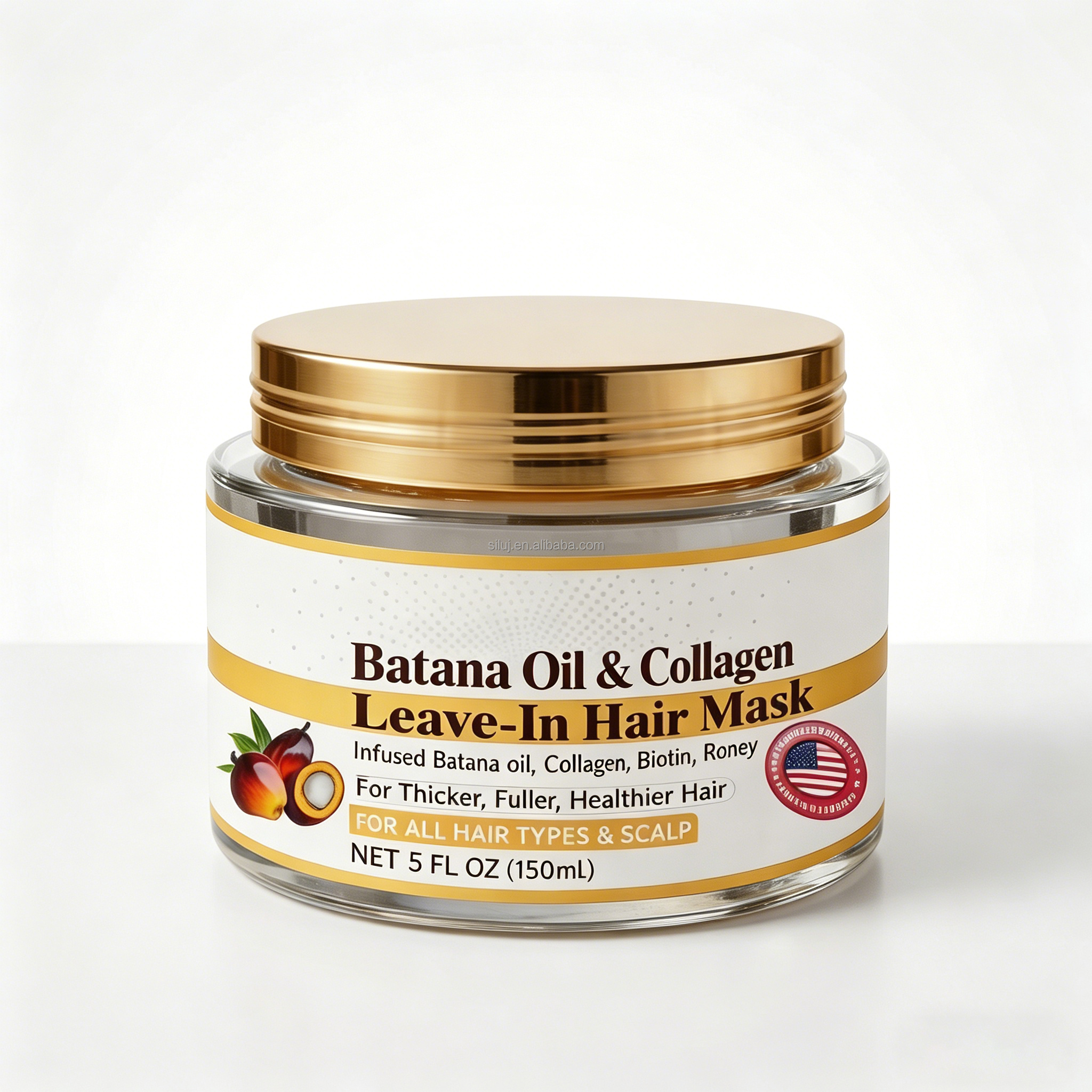 Masque capillaire à l'huile de Batana