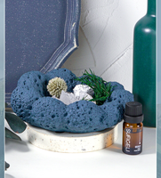 Diffuseur de parfum en cristal de lave de luxe Lovsens, ornement de table, diffuseur sans flamme, tasse à parfum, aromathérapie, huile essentielle, coffret cadeau