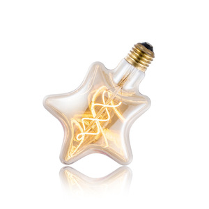 Hiện đại 4 Wát hình ngôi sao <span class=keywords><strong>LED</strong></span> bóng đèn dây tóc 2200K 2700K CCT cơ thể thủy tinh E26 cơ sở cho nhà và ngoài trời khách sạn sử dụng - Product Image 4