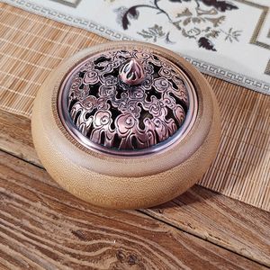 Bamboo Incense Burner Hand Made Aromatic Chinese Style Indoor Home Use - Product Image 2