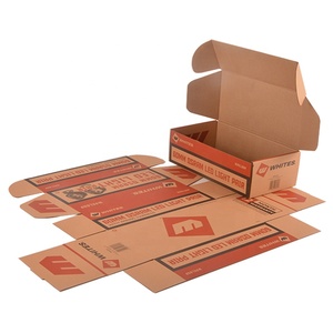 Wholesale Custom Flat Packed Premium Gift Packaging Pink Color Printing Eco Friendly Corrugated Paper Carton Box