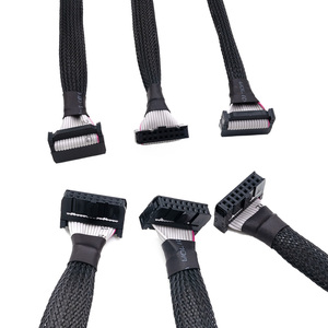 6 8 <span class=keywords><strong>10</strong></span> 12 14 16 20 24 26 30 34 40 50 60 64 pines 1,27mm paso Idc conector gris <span class=keywords><strong>Cable</strong></span> plano montaje <span class=keywords><strong>Cable</strong></span> de cinta - Product Image 3