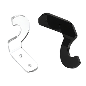<strong>Wall</strong> <strong>Mounted</strong> Clear Acrylic Lightsaber Stand Lucite <strong>Wall</strong> Bracket Holder Acrylic Lightsaber <strong>Swords</strong> Light Saber Display Rack - Product Image 3