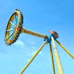 Manèges à sensations fortes de haute qualité pour parcs d'attractions, jeux de plein air attrayants pour adultes, grand frisbee à bascule amusant à vendre - Product Image 5