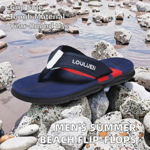 Chanclas de Verano para Hombre al por Mayor, Zapatos de Playa para Exteriores con Punta Abierta Antideslizante y Plantilla de Goma, Estilo Plataforma - Product Image 2