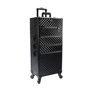 Salon <span class=keywords><strong>de</strong></span> <span class=keywords><strong>coiffure</strong></span> chariot <span class=keywords><strong>valise</strong></span> pour coiffeur maquillage boîte organisateur professionnel roulant voyage maquillage train cas sur roues - Product Image 4