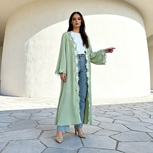 Robe élégante en polyester personnalisée de luxe en gros pour les occasions spéciales, Abaya pour femmes musulmanes - Product Image 3