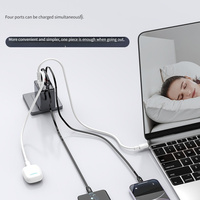 TKT 45W PD tête de charge rapide Gan (nitrure de gallium) chargeur secteur câble USB rétractable OTP OVP prise pliable chargeur de voyage