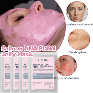 ZS Formulación avanzada <span class=keywords><strong>Salmon</strong></span> DNA PDRN Pink Collagen Jelly Patch para Glass Glow Skin PDRN Peptides Radiance-Boosting Mask - Product Image 2