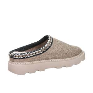 Gema Pantoufles d'hiver pour femmes 8650-2 Chaussures d'intérieur doublées de polaire taupe - Product Image 4