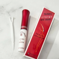 Colle liquide pour cils coréenne en flacon rouge, colle pour extensions de cils, maquillage professionnel, salon de beauté, vente en gros