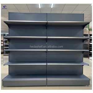 Estante de tienda de supermercado Heda, estante de tienda de conveniencia, estante de góndola, estantes de comestibles de acero/estanterías y estanterías - Product Image 1