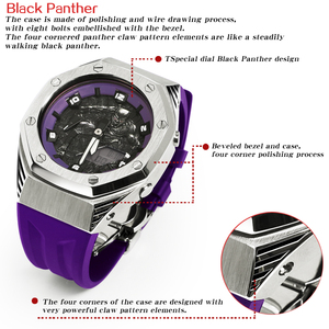 Remplacement du boîtier en métal de luxe et du bracelet en caoutchouc pour les montres de <span class=keywords><strong>GM</strong></span>-<span class=keywords><strong>2100</strong></span> GA-B2100 GA-<span class=keywords><strong>2100</strong></span>/<span class=keywords><strong>2100</strong></span> - Product Image 5