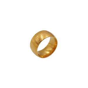 Unisex Geometric Gold <b>Ring</b> <b>Titanium</b> Steel Everyday Wear Jewelry - Product Image 5