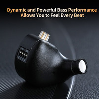 KZ-ZS12 PRO X Écouteurs intra-auriculaires HIFI à 12 transducteurs hybrides, bobine métallique, son réglable, interface 3,5 mm interchangeable