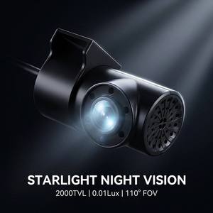 Caméra de voiture intérieure en plastique ABS, 5 LED IR intégrées, caméra de cabine légère - Product Image 1