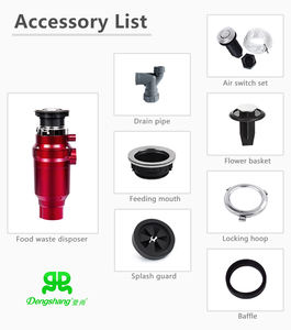 Dengshang, triturador de residuos de alimentos para el hogar y alimentación continua, eliminación de residuos de cocina para el hogar - Product Image 6