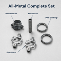 Kit de quincaillerie professionnel en alliage de zinc, ensemble d'accessoires de quincaillerie industrielle complet, moulage sous pression CNC personnalisé
