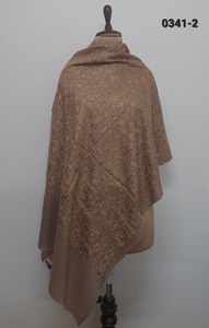 100% <b>Wool</b> With Fine Embroidery <b>Shawls</b> Or Scarf - Product Image 4